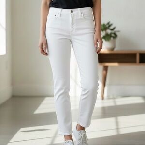 White Velvet Banana Republic High Rise Skinny